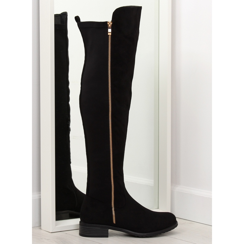 Bedra s elastičnim gornjim dijelom crna crno