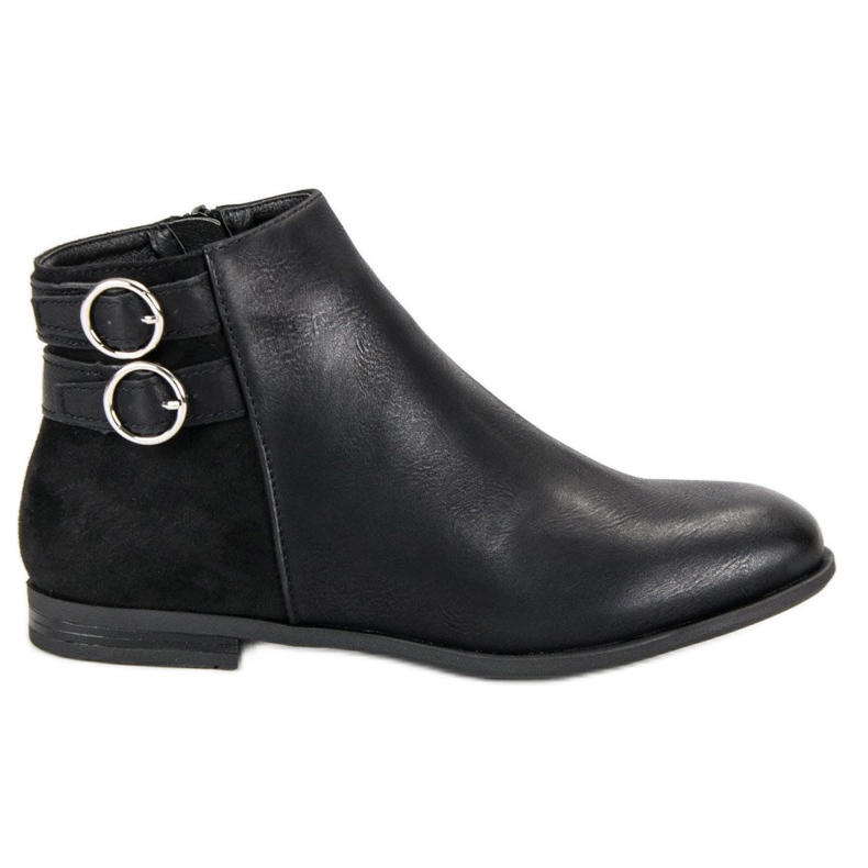 Super Mode Crne niske čizme crno