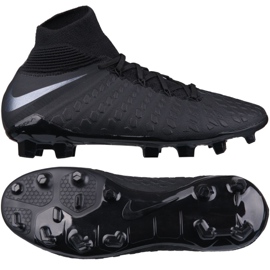 Nike nogometne cipele Hypervenom Phantom 3 Elite Dynamic Fit Fg Jr AJ3791-001 crna crna