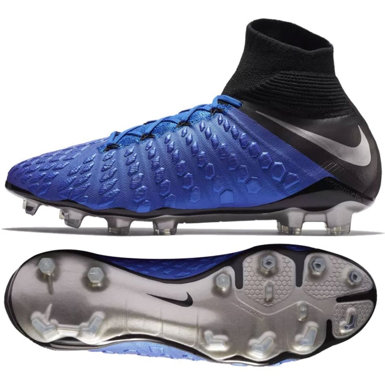 Nike nogometne cipele Hypervenom Phantom 3 Elite Dynamic Fit Fg M AJ3803-400 mornarsko plava mornarsko plava