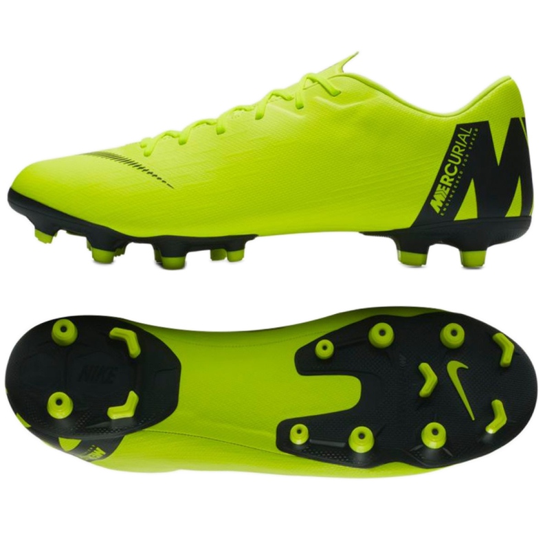 Nike Mercurial Vapor 12 Academy Fg M AH7375-701 nogometne cipele žuta boja žuta boja