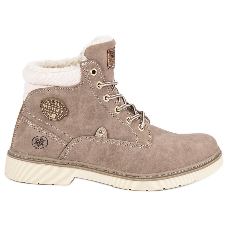 McKey Traperi s ovčjom kožom smeđa