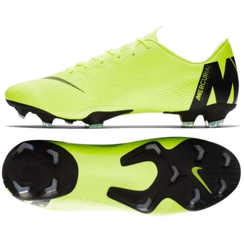 Nike Mercurial Vapor 12 Pro Fg M AH7382-701 nogometne cipele žuta boja žuta boja