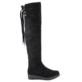 Filippo Čizme od antilopa na platformu crna