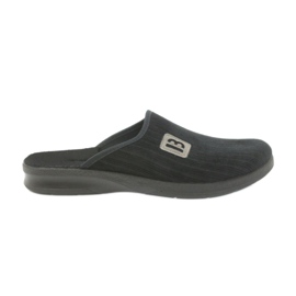 Befado muške cipele papuče 548m015 crne papuče crna