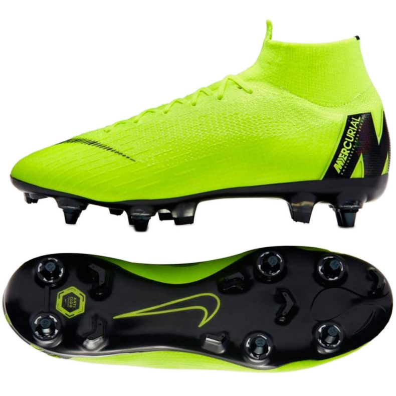Nike Mercurial Superfly 6 Elite SG-Pro M AH7366-701 nogometne cipele zelena zelena