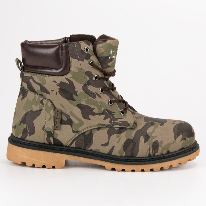 Kamuflažne hlače zelena raznobojna