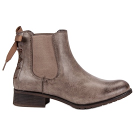 Kayla Čizme Chelsea smeđa višebojan