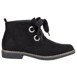 Super Mode Čizme od antilopa crna