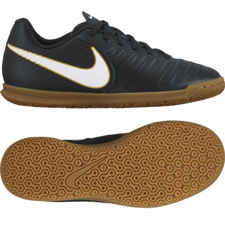 Unutarnje cipele Nike Tiempo X Rio Iv Ic Jr 897735 002 crno crno
