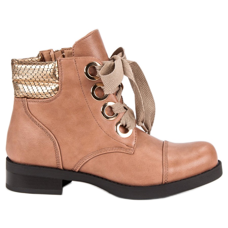 Bestelle Čizme u prahu na ravnoj peti ružičasta