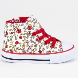 Visoke tenisice s cvijećem višebojan