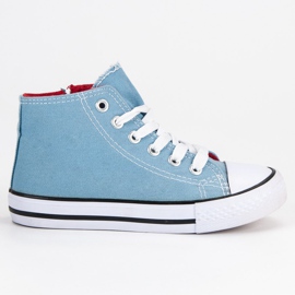 Visoke plave tenisice plava