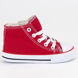 Visoke crvene tenisice crvena