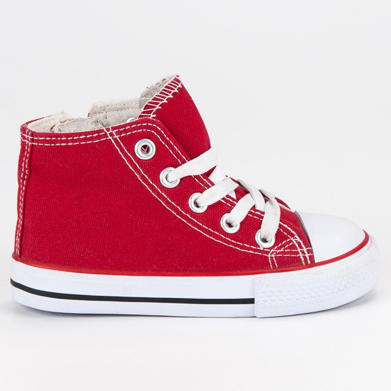 Visoke crvene tenisice crvena