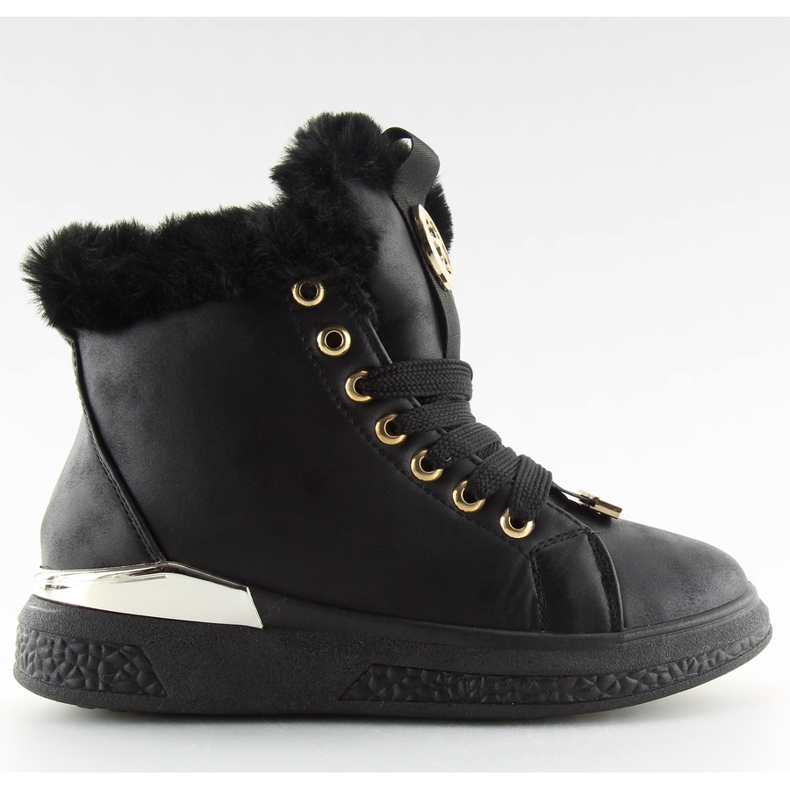 Crne izolirane tenisice F506 crne crno