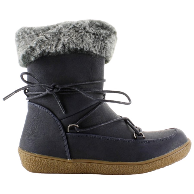 Pola čizme za djecu s krznom K1647201 Marino mornarsko plava