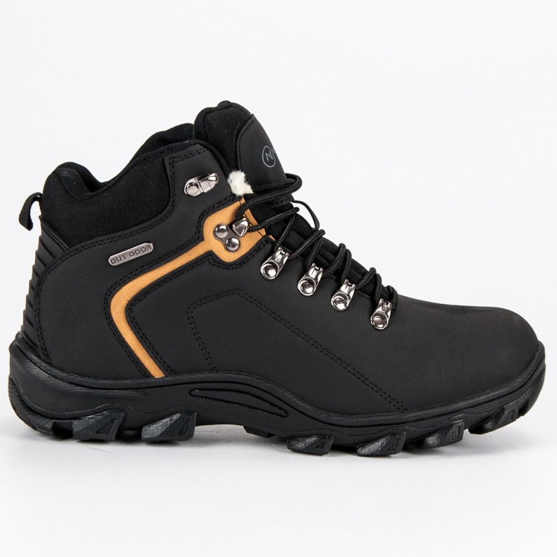 Mckeylor Crne zimske micklor čizme crno