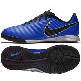 Zatvorene cipele Nike Tiempo Legend X 7 Academy Ic Jr AH7257-400 plava plava