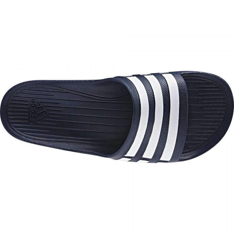 Adidas Duramo Slide G15892 papuče bijela mornarsko plava