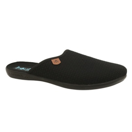 Corduroy papuče Adanex 21115 crna