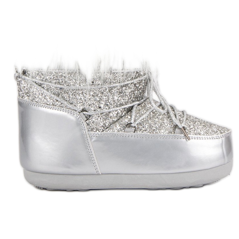 Modne čizme za snijeg siva