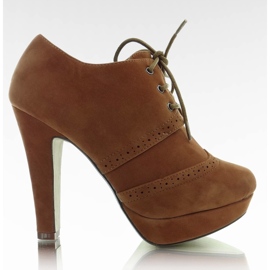 Cipele na kamilici MJ703 smeđa