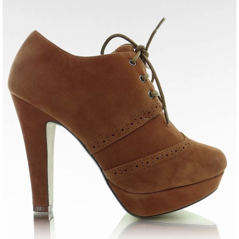 Cipele na kamilici MJ703 smeđa