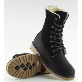 Drvene čizme crne 1123-PA Crne crna