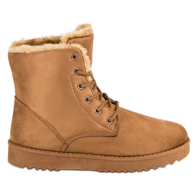 Forever Folie Tople čizme od antilopa smeđa