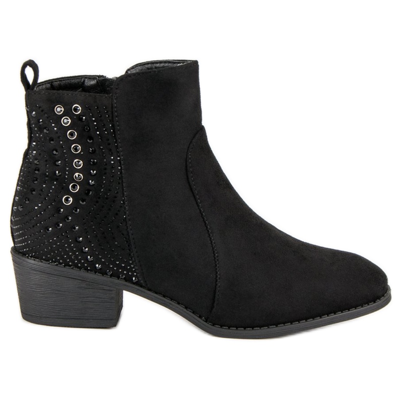 Nio Nio Crne čizme s kristalima crno