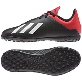 Kopačke Adidas X 18.4 Tf Jr BB9416 crna crna