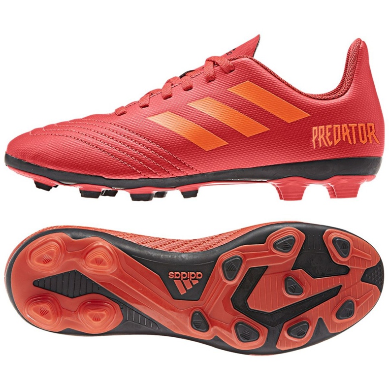Adidas Predator 19.4 FxG Jr CM8541 kopačke raznobojna crvena