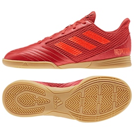 Unutarnje cipele adidas Predator 19.4 In Sala Jr CM8552 višebojan crvena