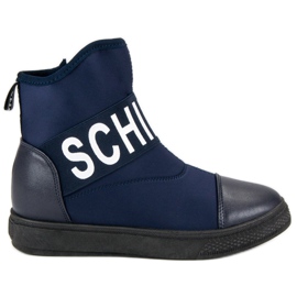 Bestelle Modne visoke tenisice bijela tamnoplava