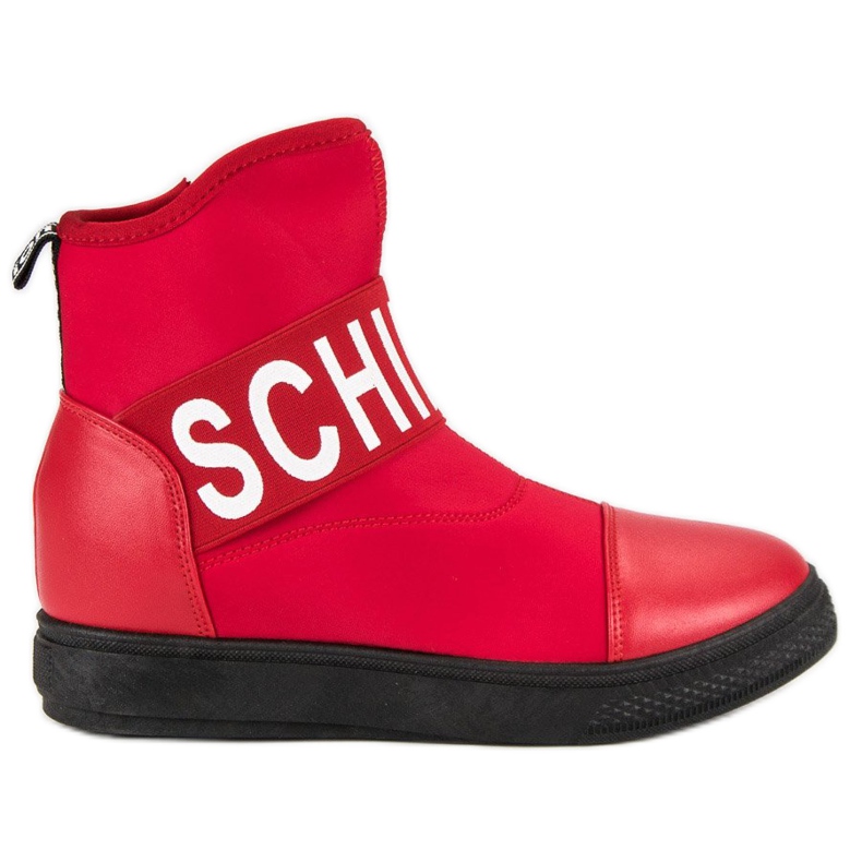 Bestelle Modne visoke tenisice bijela crvena