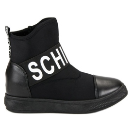 Bestelle Modne visoke tenisice bijela crna