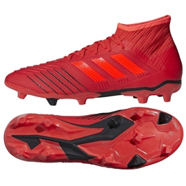 Adidas Predator 19.2 Fg M D97940 kopačke višebojan crvena
