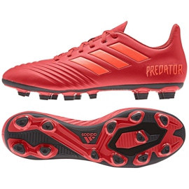 Adidas Predator 19.4 FxG M D97970 kopačke višebojan crvena