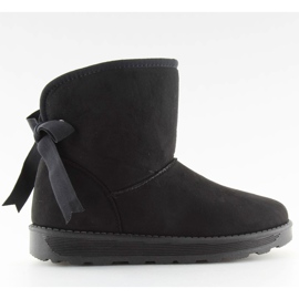 Emusy čizme za snijeg crne 6608 crne crna