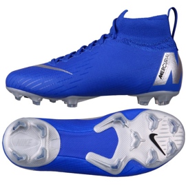 Nike Mercurial Superfly 6 Elite Fg Jr AH7340-400 nogometne cipele plava plava