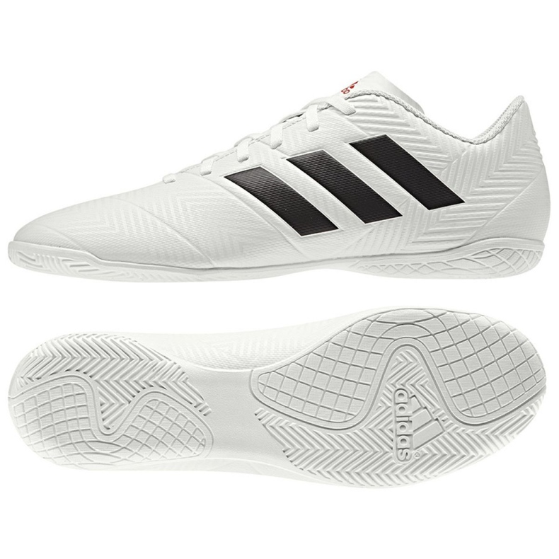 Unutarnje cipele adidas Nemeziz 18.4 U M D97996 bijela bijela