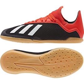 Unutarnje cipele adidas X 18.3 Fg Jr BB9395 crna višebojan