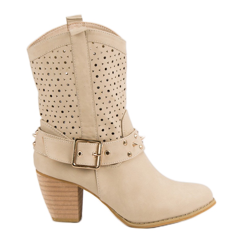 Mazzoni Ažurne čizme smeđa