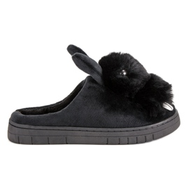 Tople papuče crna