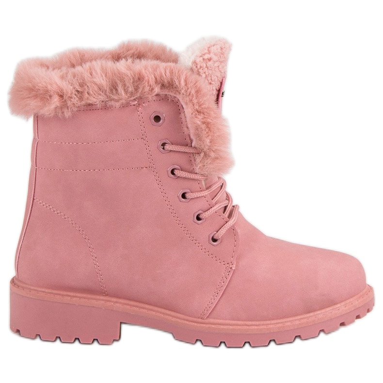 Ružičasti hvatači s krznom ružičasta