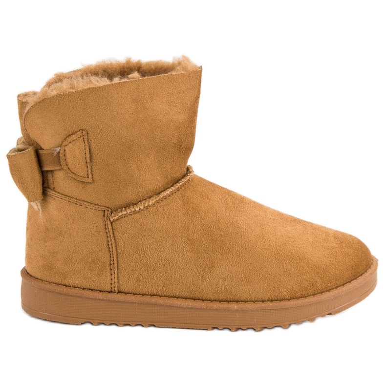 Camel Mukluki s mašnom smeđa