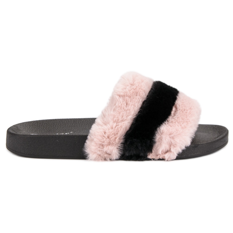 Seastar Papuče s krznom ružičasta