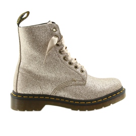 Dr. Martens 1460 PASCAL GLITTER PALE GOLD zlatni