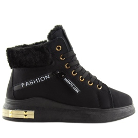 Crne izolirane tenisice W19-25 Crne crna